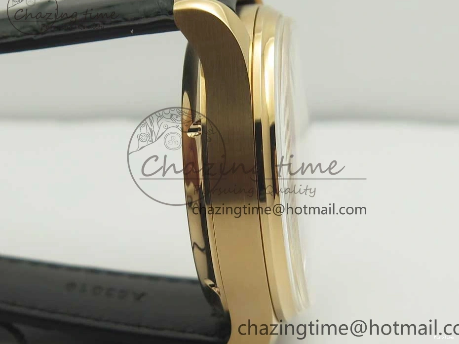 MIROTIME 0406 Thermal Portuguese Real PR Real Annual Calendar IW503501 RG ZF 1:1 Best Edition White Dial on Black Leather Strap A 7150